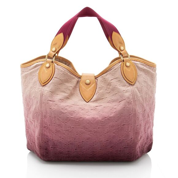 Louis Vuitton Limited Edition Monogram Denim Sunbeam Tote - Picture 3 of 16